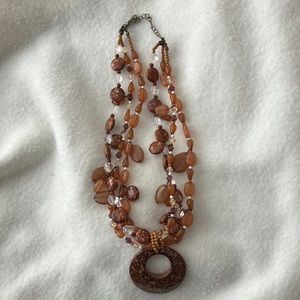 Necklace No Name 18” Shades Of Brown